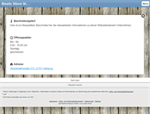 Tablet Screenshot of boots-int.de